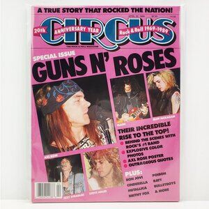 Circus Magazine Metallica Guns n Roses Headbangers' Ball Apr. 1989 Unread Stock